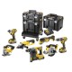 DeWALT DCK755P3T-QW 18V XR Brushless 7-delige voordeelset in TSTAK + trolley case 3x 5.0Ah