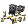 DeWALT DCK755P3T-QW 18V XR Brushless 7-delige voordeelset in TSTAK + trolley case 3x 5.0Ah