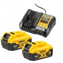 DEWALT DCB1104P2-QW 18V ACCU KORTINGSSET (2X 5.0AH ACCU + XR MULTICHARGER)