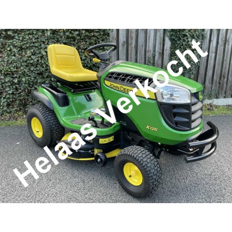 Gebruikte John Deere X 126 Benzine Zitmaaier